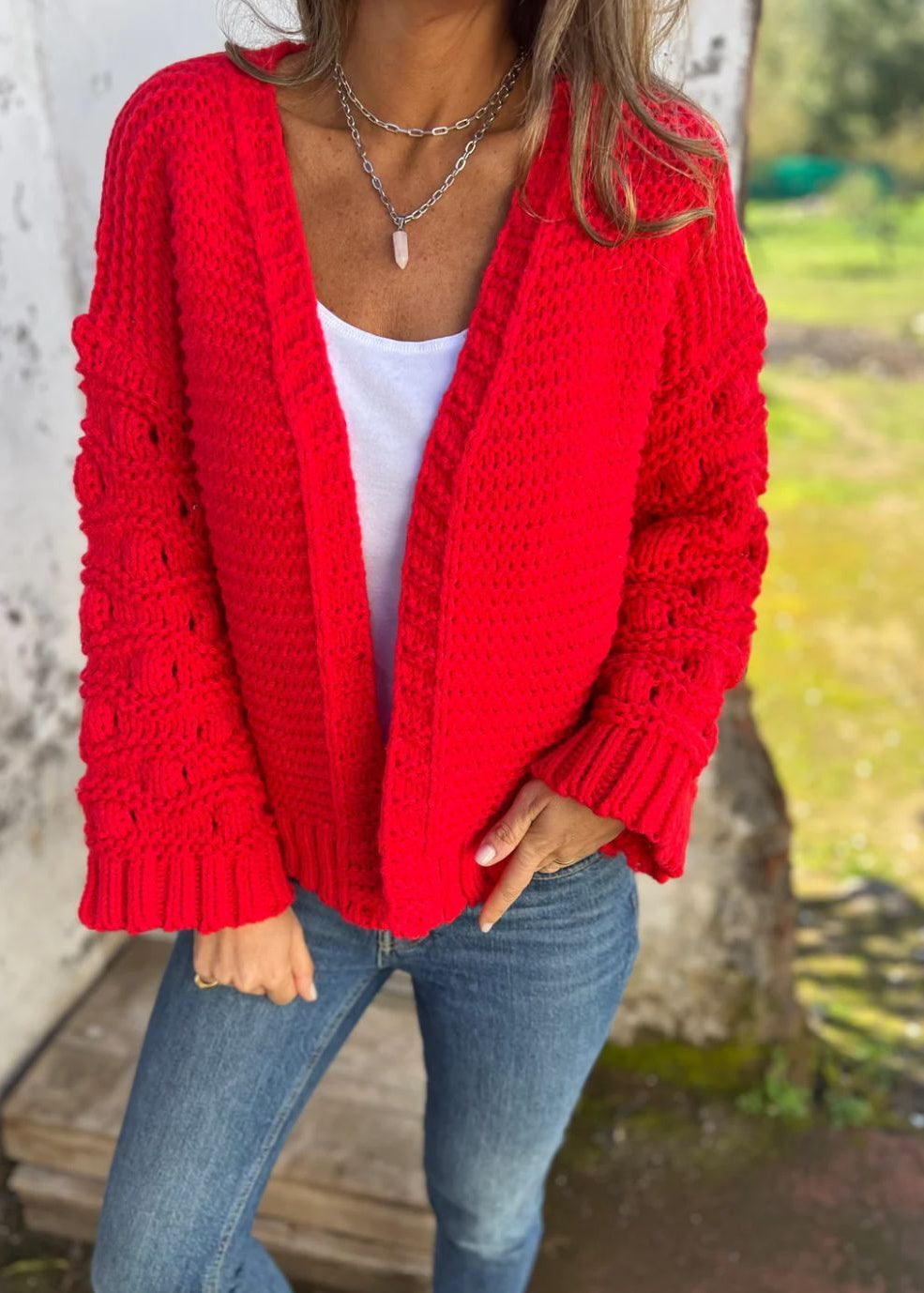 Schlichte Winterweste