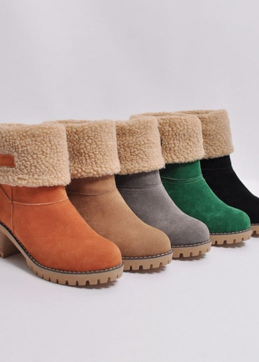 Elegante und warme Stiefel