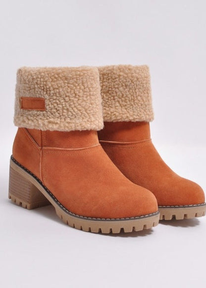 Elegante und warme Stiefel