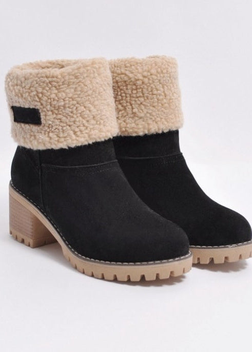 Elegante und warme Stiefel