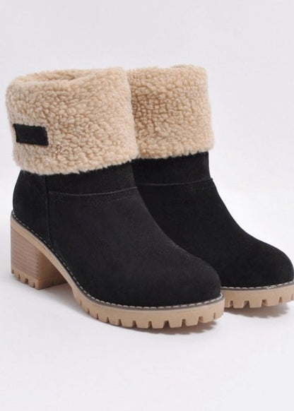 Elegante und warme Stiefel