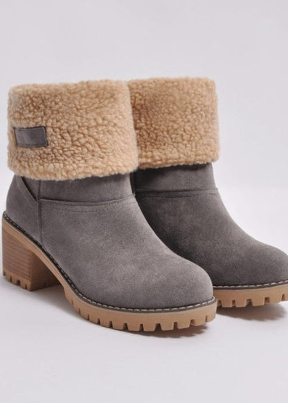 Elegante und warme Stiefel