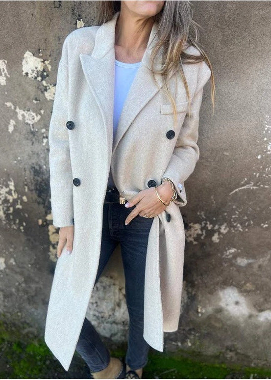 Eleganter langer Mantel