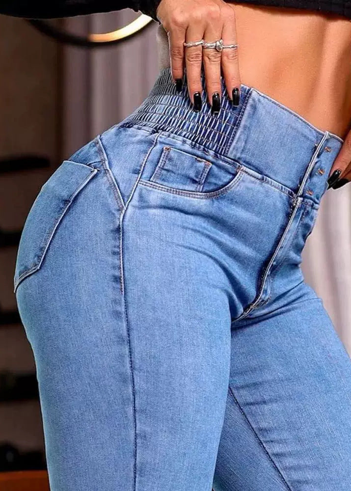 Skinny-Jeans aus Denim