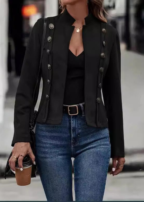 Kurze Wildlederjacke