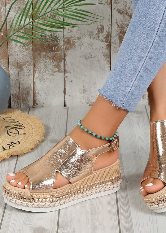 Keilsandalen mit Schnürung für Eleganz und Komfort