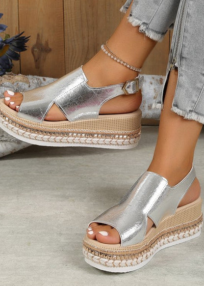 Keilsandalen mit Schnürung für Eleganz und Komfort