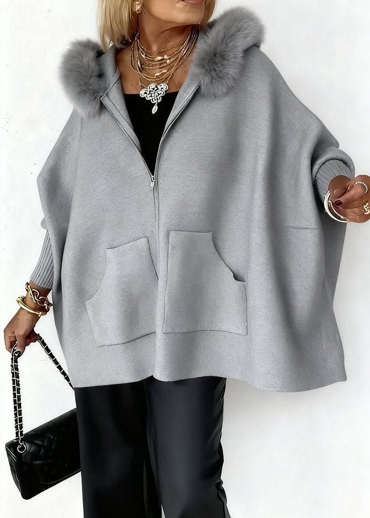 Schicker Kapuzen-Cardigan