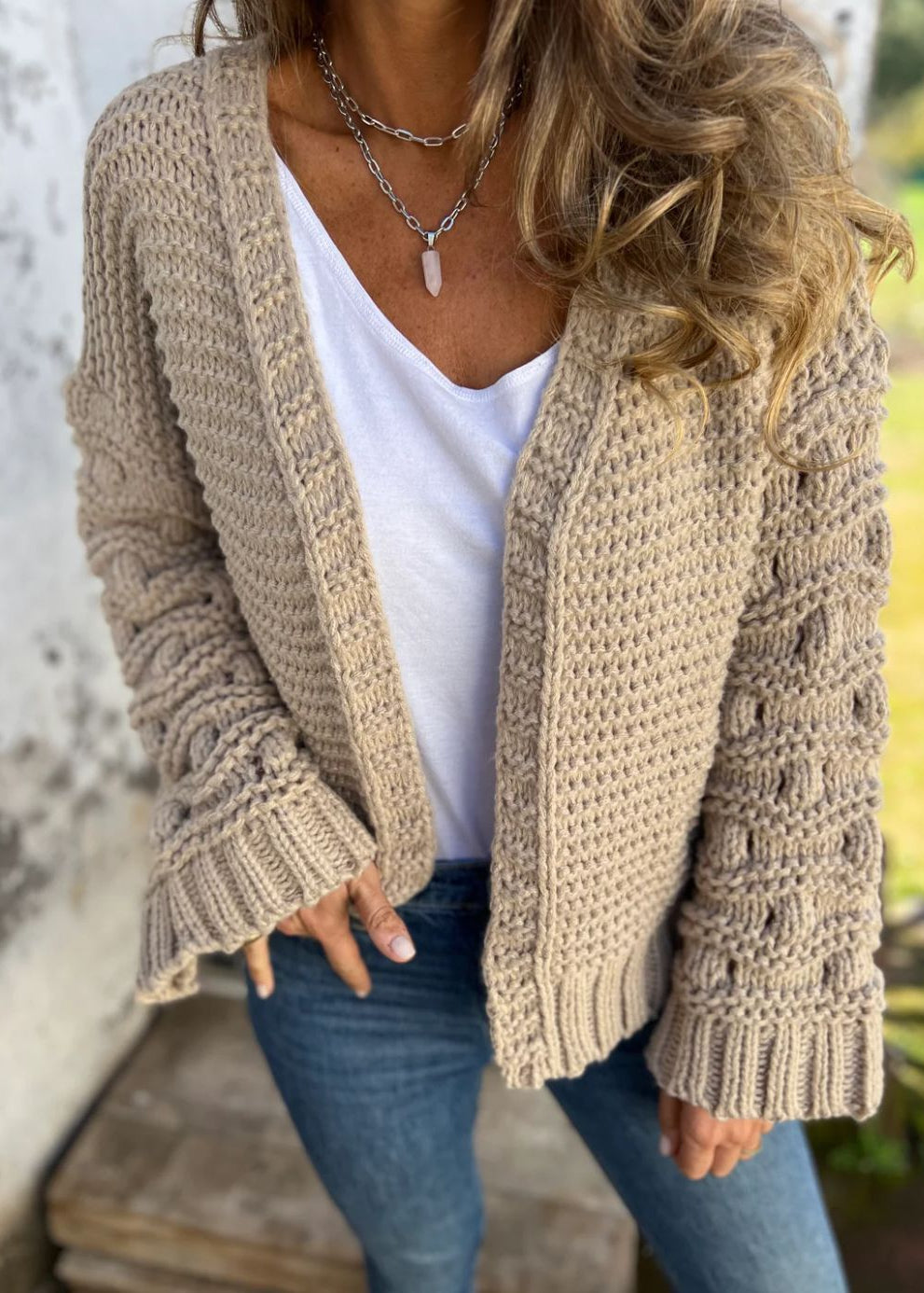 Schlichte Winterweste